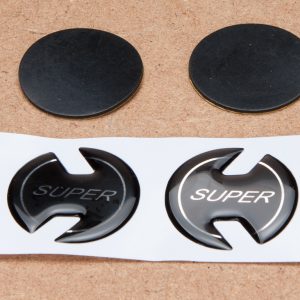 SUPER Rear Pillar Badge Insert (per pair) - Self Adhesive