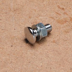 Bumper Bolt (flat headed, chromed) - Pack of 4