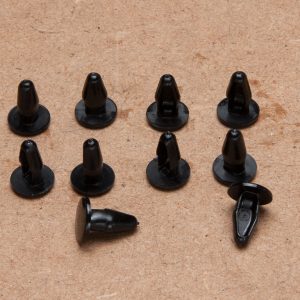 Trim Buttons (for Kick Panels etc) - black (pack of 10)