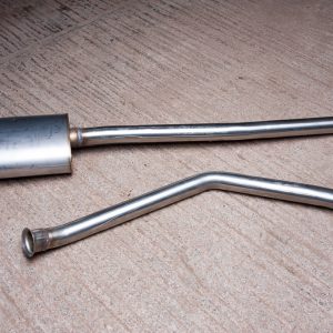 Front Silencer Section - Stainless Steel (Saloon/Estate/Van)