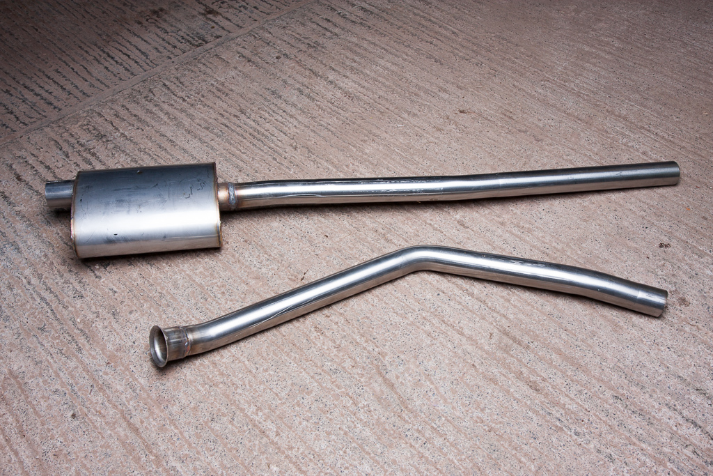 Front Silencer Section - Stainless Steel (Saloon/Estate/Van)