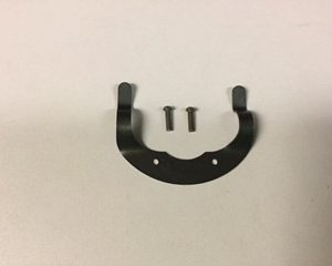 Spring and rivets for clutch release bearing carrier