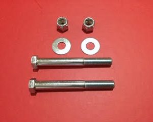 Rear Spring Front Eye bolt with Nyloc Nut and Washer - Pair