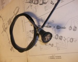 Choke Cable, Locking (black knob only)