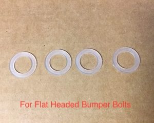 Plastic Protector Washer for Flat Headed Bumper Bolt (Pack of 4)