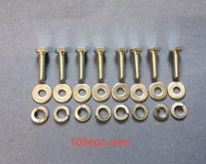 Seat Bracket To Floor Pan (Bolt, Flat and Lock Washer) - 8 pack