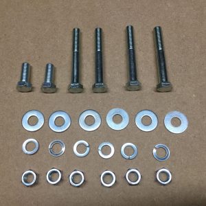 Front Bumper To Chassis (Bolts, Nuts, Flat and Lock Washers)