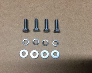 Rear Bumper Bracket To Chassis (Bolt, Flat and Spring Washers) - 4 pack