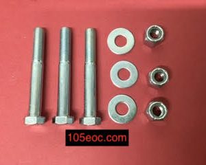 Steering Box To Chassis (Bolt, Nyloc Nut and Washer) - 3 pack