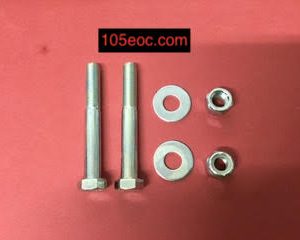Steering Idle Bracket to Chassis (Bolt, Nyloc Nut and Washer) - 2 pack