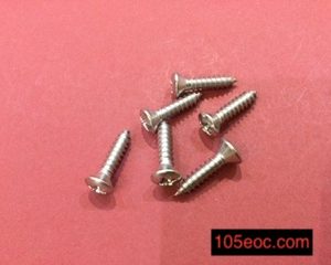 Sun Visor Screw (Pozi Raised Countersunk) - 6 pack