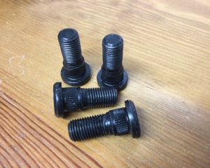 Wheel Studs (7/16" UNF 35mm long) [Pack of 4] - refurbished
